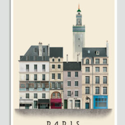 Paris postcard by Martin Schwartz