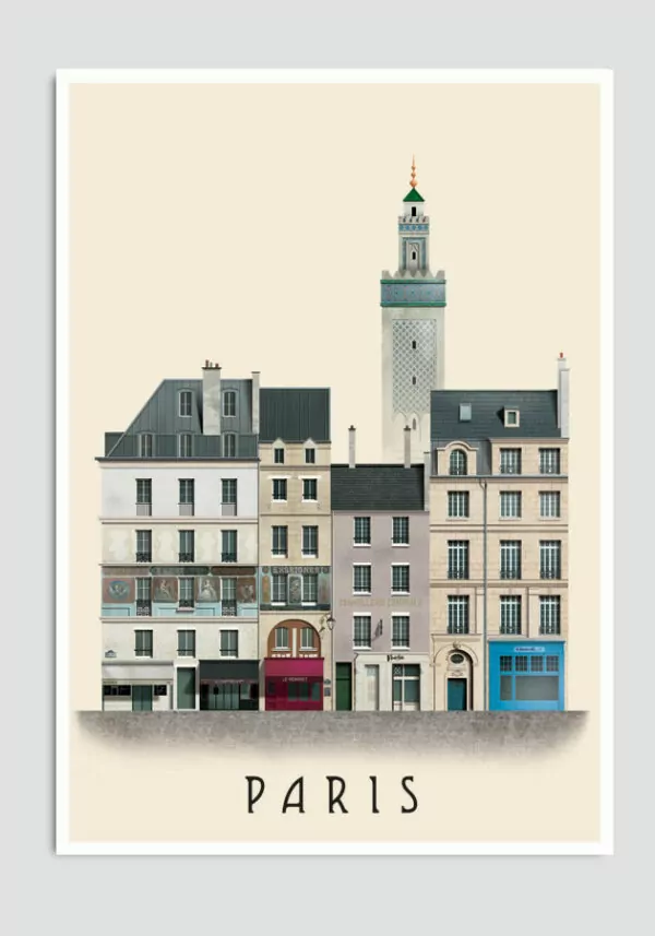 Paris postcard by Martin Schwartz