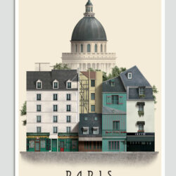 Paris postcard by Martin Schwartz