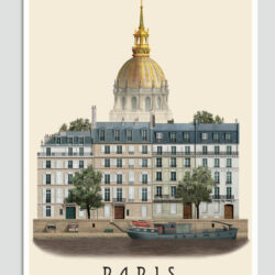 Paris postcard by Martin Schwartz