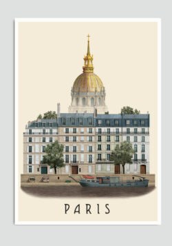 Paris postcard by Martin Schwartz