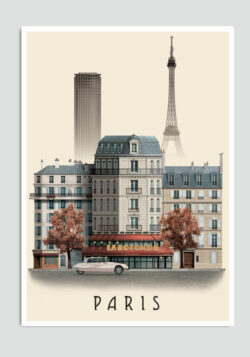 Paris postcard by Martin Schwartz