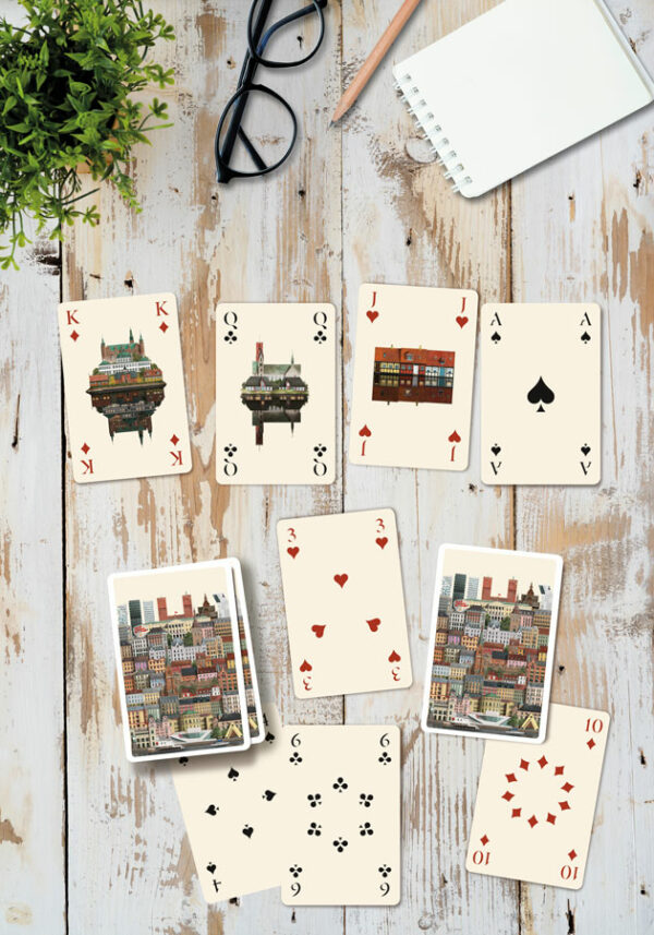 One deck of Oslo Playing Cards - Image 3