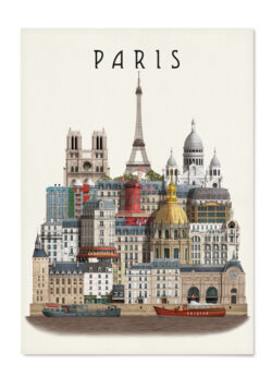 Tea Towel Paris