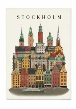 Tea Towel Stockholm