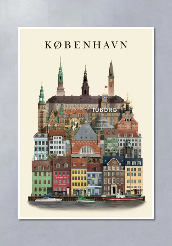 København A4 print