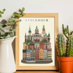 Stockholm A4 print - Image 3