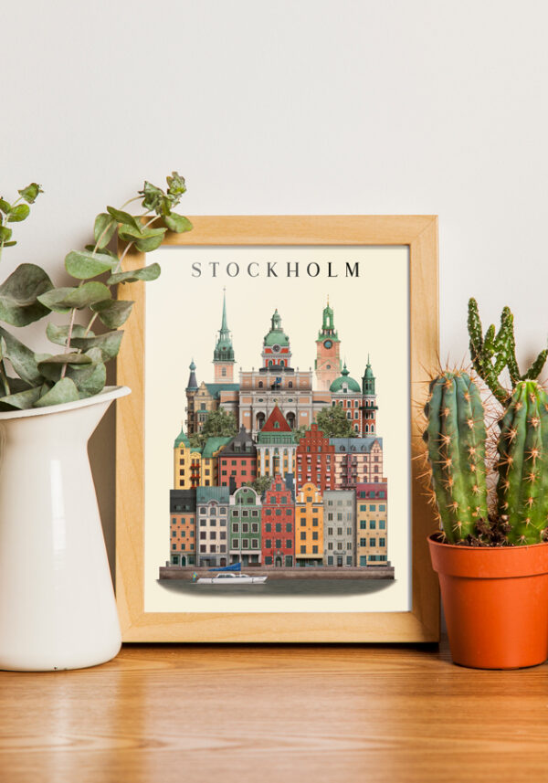 Stockholm A4 print - Image 3