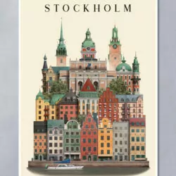 Stockholm A4 print