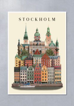 Stockholm A4 print