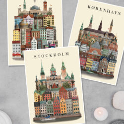 Stockholm A4 print - Image 2