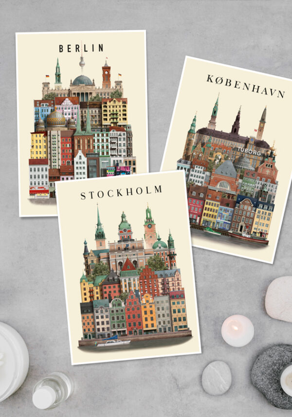 Stockholm A4 print - Image 2