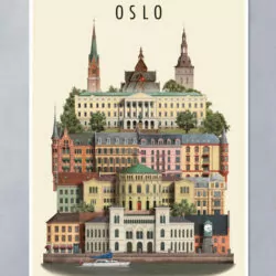 Oslo A4 print