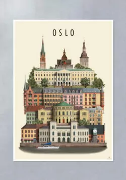 Oslo A4 print