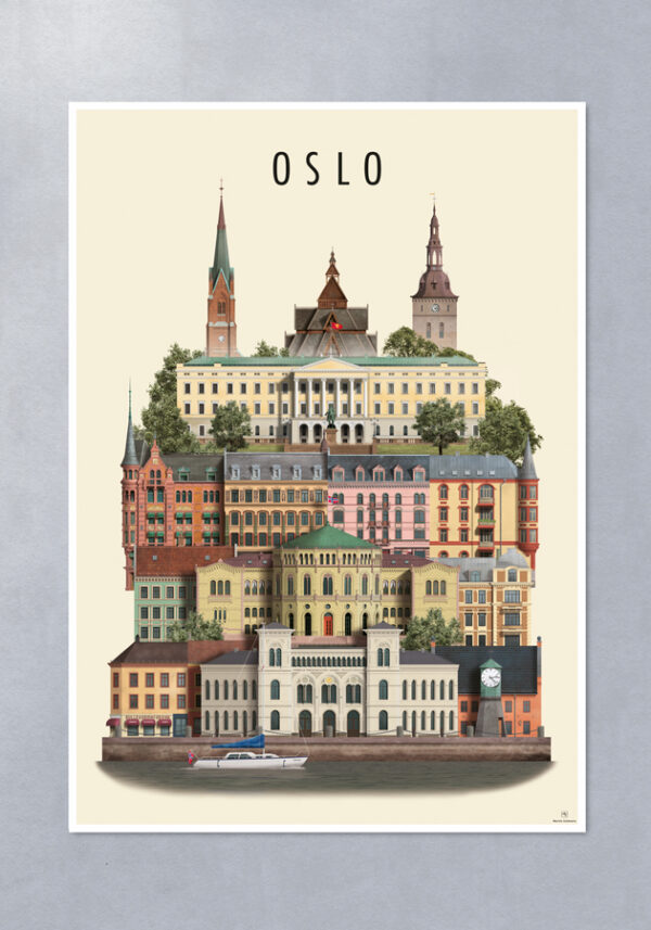 Oslo A4 print