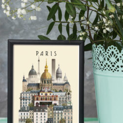 Paris A4 print - Image 2