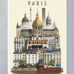 Paris A4 print
