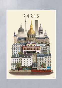 Paris A4 print