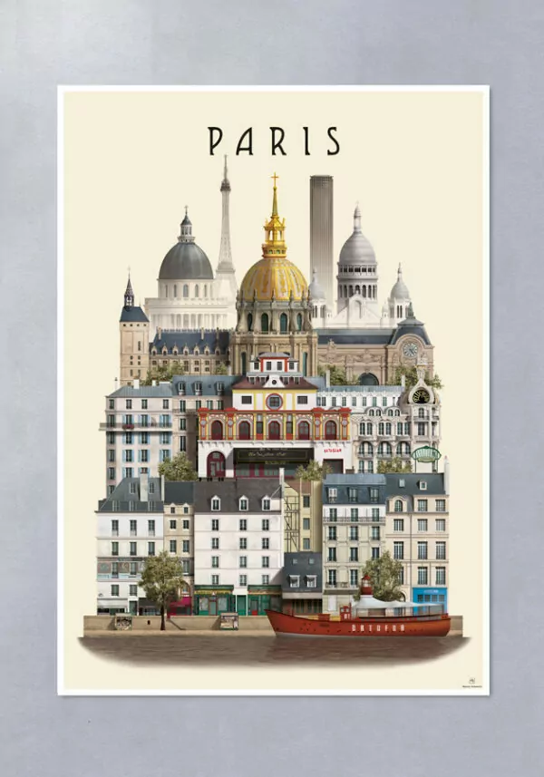 Paris A4 print